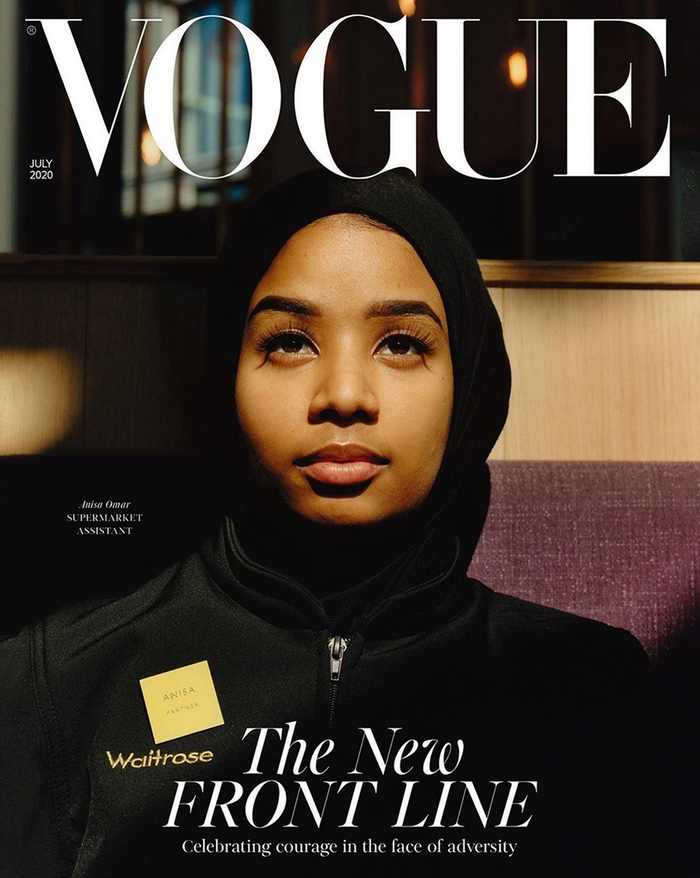 国王十字车站的超市工作人员Anisa Omar。