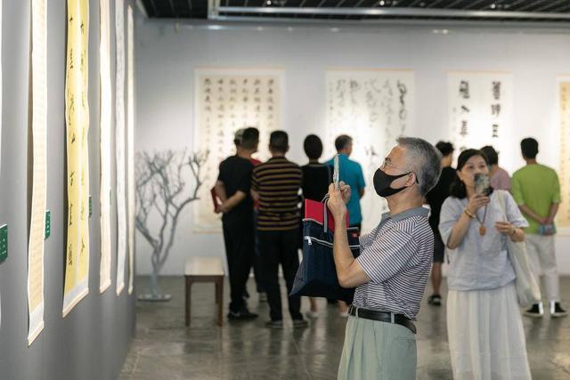 书坛新人亮相“奋进中的南京”书法篆刻作品展