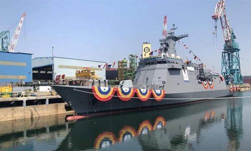 菲律宾首艘导弹护卫舰入役，造价12亿人民币，配件来自8个国家