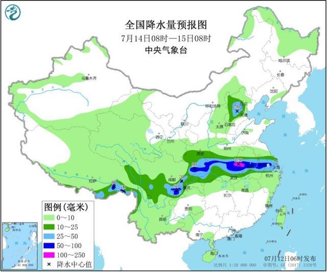 中央气象台：南方主雨带雨势短暂减弱 华南高温闷热