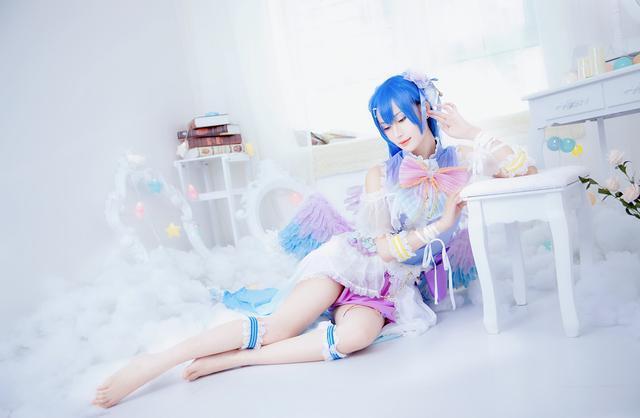 lovelive 田园海未cosplay 白色情人节