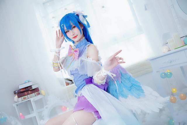 lovelive 田园海未cosplay 白色情人节