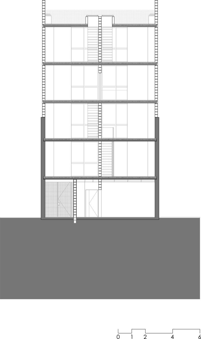 让光线洒满庭院——3470号集合住宅，布宜诺斯艾利斯