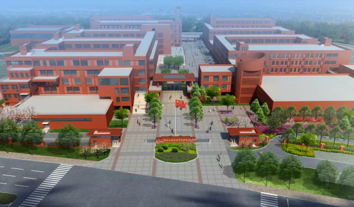 南京外国语学校仙林分校紫东江宁学校效果图