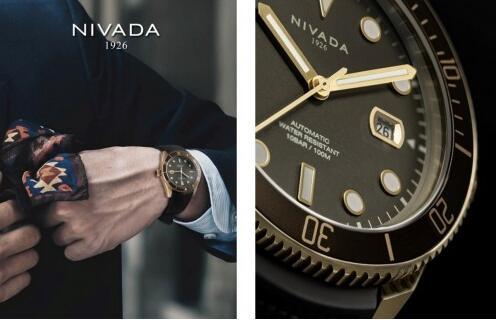 尼维达NIVADA智达系列限量青铜款，将历史镌刻在表壳