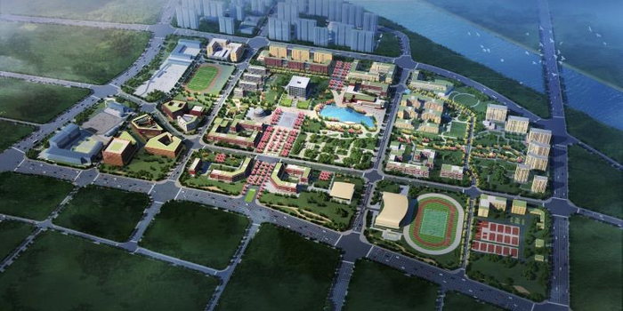 人民大学通州校区整体效果图