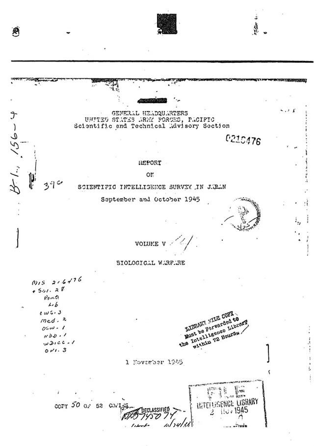  《莫瑞·桑德斯报告》首页