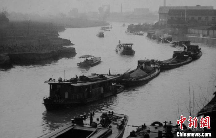 长湖申线湖州段新旧对比之旧样貌。　浙江省港航管理中心供图 摄