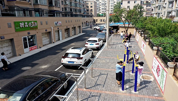 2020年7月16日，改造后的沈阳市铁西区金硕园小区。图片来源：人民视觉