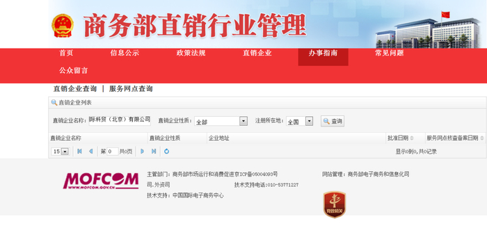 　　来源：商务部直销行业管理网站