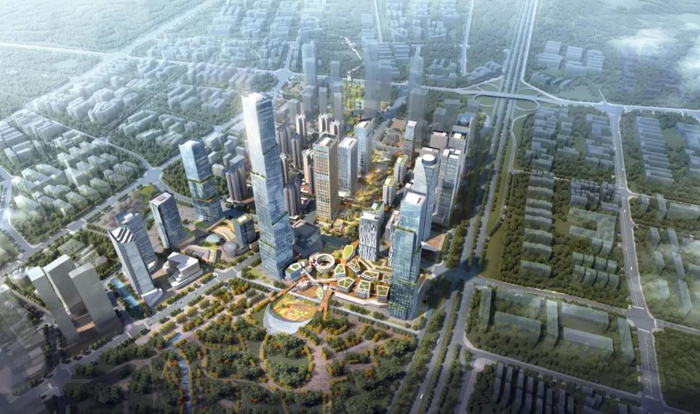 ▲首开区概念设计效果图