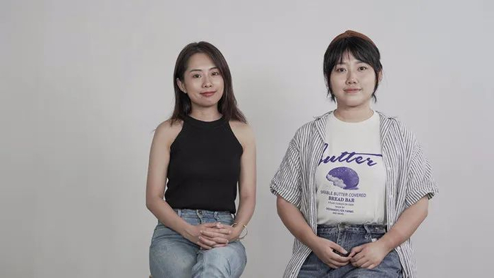 图：“五金少女”组合，右为Vee仔，左为Mayden。摄影|耀华