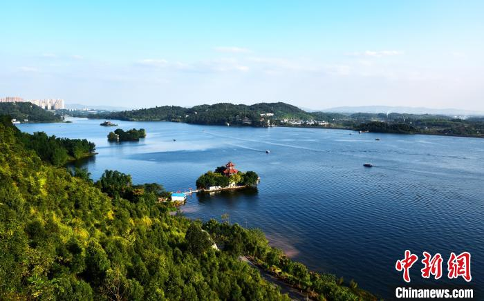 隆昌市古宇湖景区。　隆昌市文广旅局供图 摄