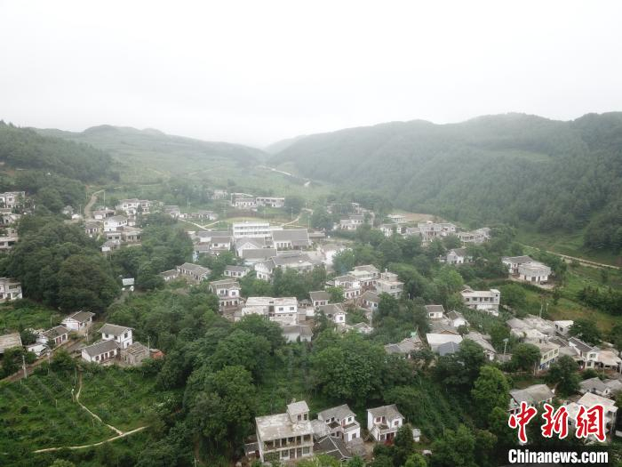 航拍海雀村一隅。　岳旺 摄