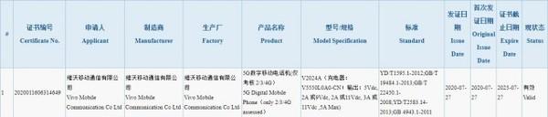 疑似iQOO 3 Pro通过3C认证 支持55W快充或8月发布