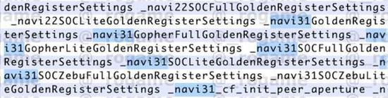 MacOS Big Sur Beta版的代码中出现AMD Navi 31 GPU和APU字样