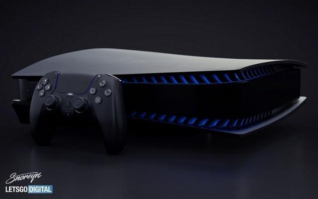 黑色版PlayStation 5主机长啥样？设计师分享3D渲染图
