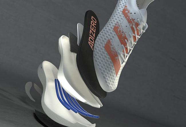 超复杂中底设计！adidas 全新碳板跑鞋正式发布