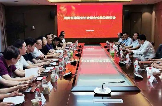 河南省建筑业协会召开副会长单位座谈会
