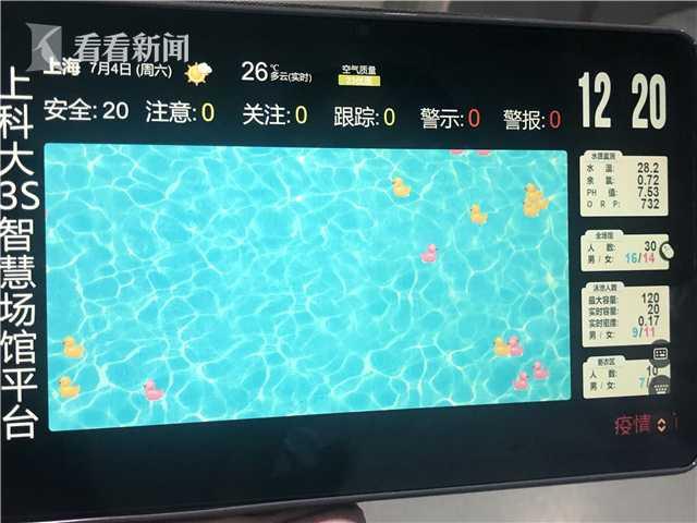 全国首套3S泳客安全预警管理信息系统在上海启用