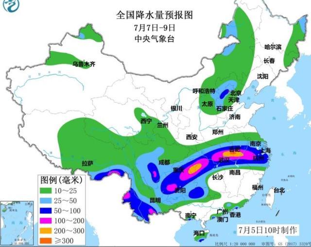 高考天气提醒：本周强降雨强对流高温