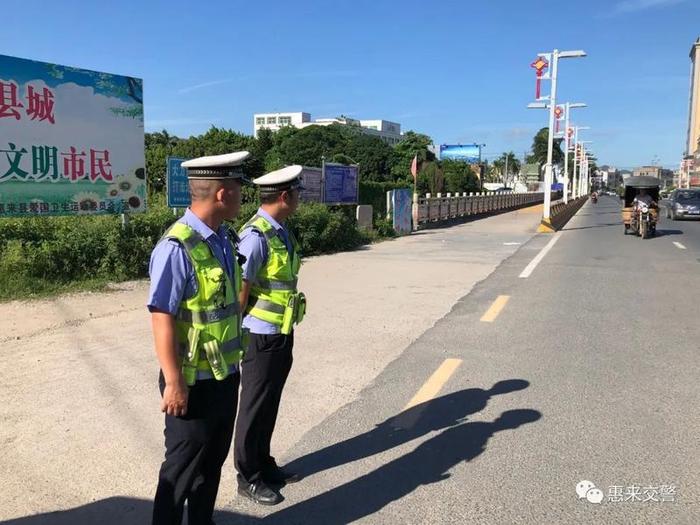 惠来交警大队开展危化品运输车“除隐患。防风险”专项整治统一行动