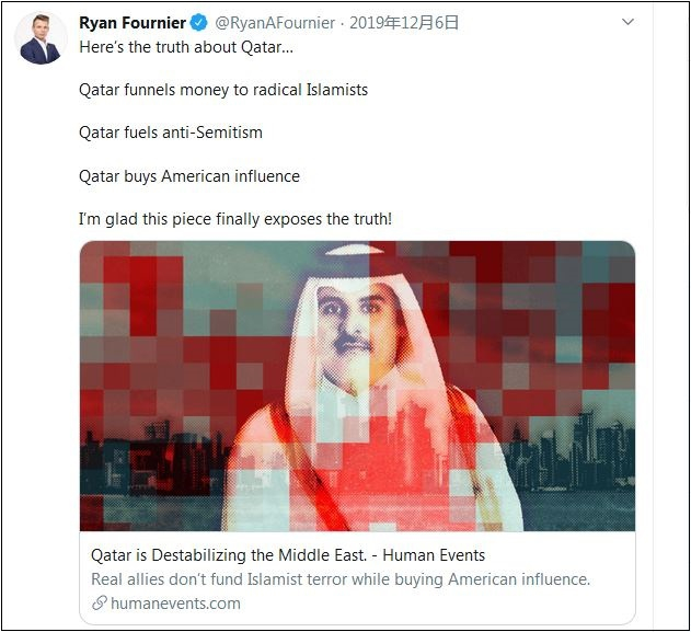 富尼埃尔曾转发“托莱达诺”的一篇文章 推特图