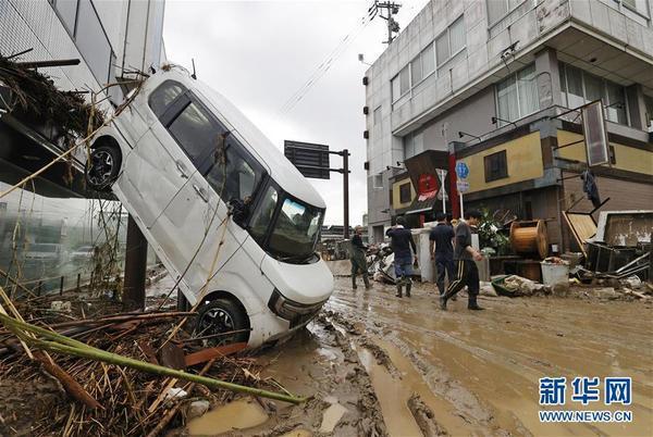 日本九州地区暴雨已致55人死亡