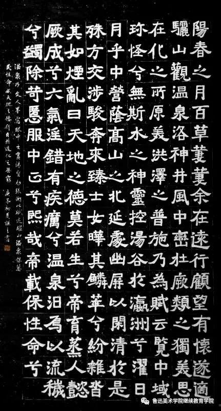 鲁迅美术学院继续教育学院2020年书法专业毕业作品展