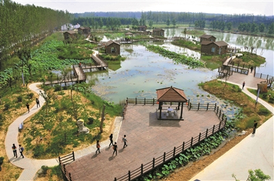  图为杨屯镇昭阳庄园。