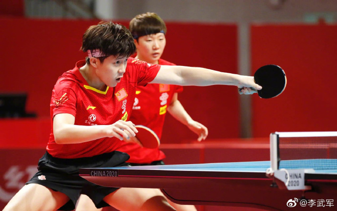王楚钦/王曼昱 图自记者@李武军 微博
