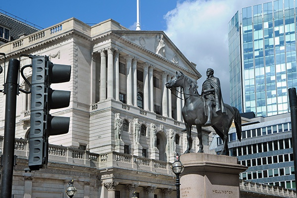 英格兰银行总部大楼。人民视觉  资料图