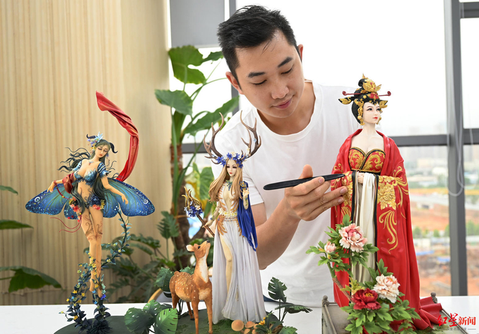 这还是你儿时记忆里的捏面人吗？80后面塑大师做的武则天连头发丝都纤毫毕现|面塑|纤毫|捏面