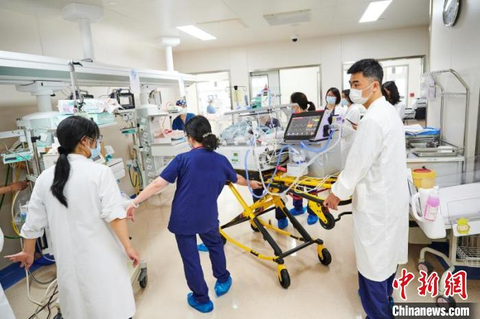 重症新生宝宝是此次搬迁的重中之重。新华医院供图