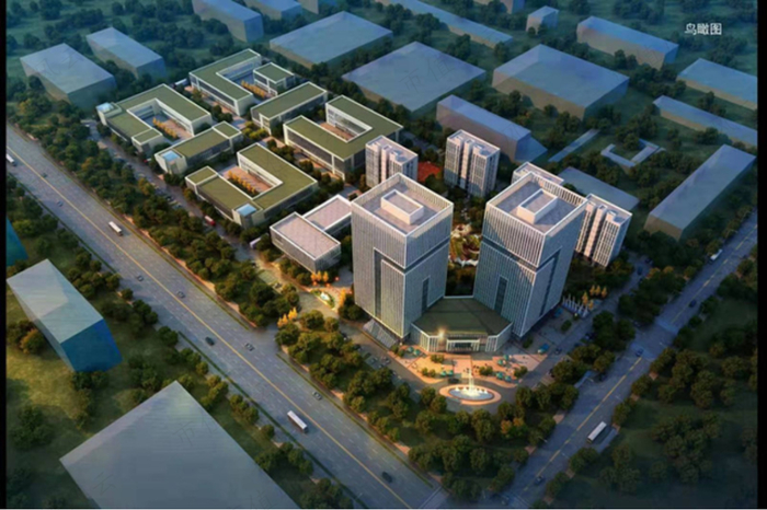 （奥精健康科技产业园项目效果图。图片源自网络）