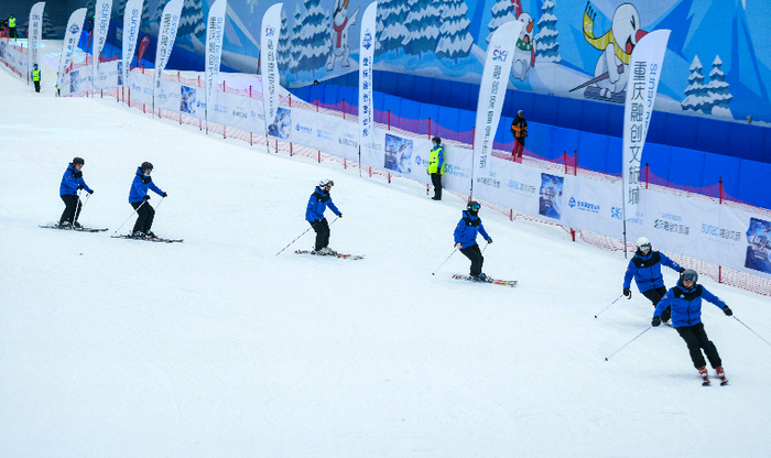 重庆融创雪世界 邹乐 摄