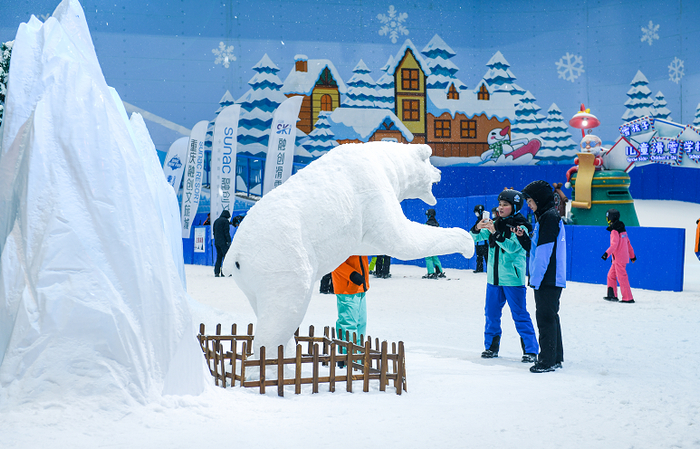 重庆融创雪世界 邹乐 摄