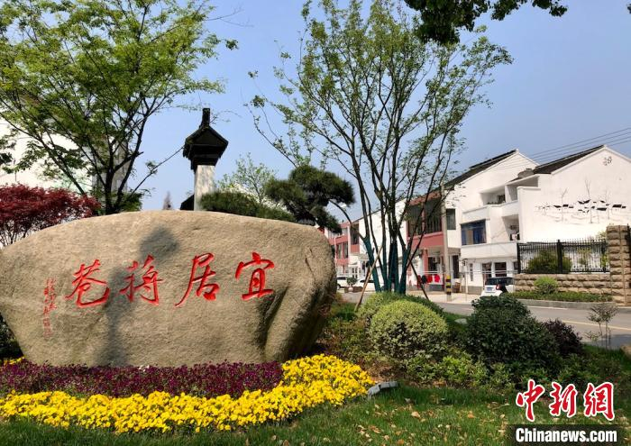 “宜居蒋巷”，是蒋巷社区的目标之一。　孙权 摄