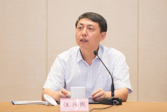 党组书记、书记处第一书记、副主席汪兴国现场发言