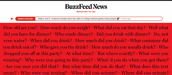 Buzzfeed网站香奈儿公开陈述的截图