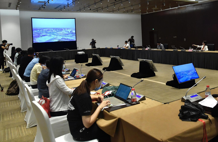 距离2020年中国国际服务贸易交易会（简称“服贸会”）开幕，还有不到3周的时间。摄影/新京报记者 吴宁