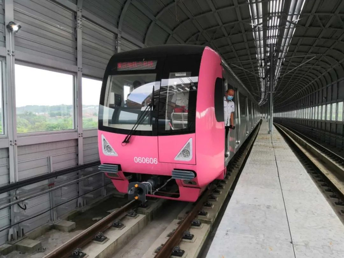 轨道交通6号线支线二期已进入联合调试阶段  重庆交通开投轨道集团供图