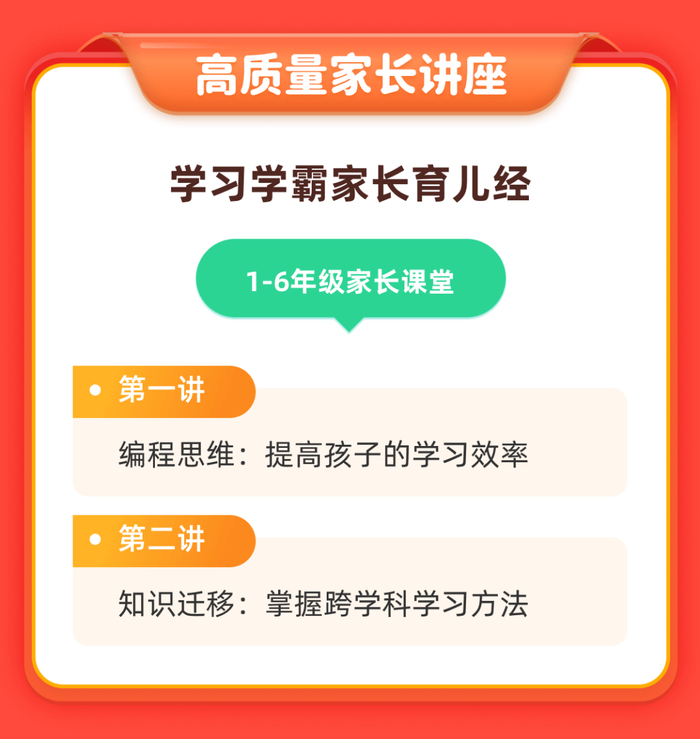 ▲ 2节智慧家长课