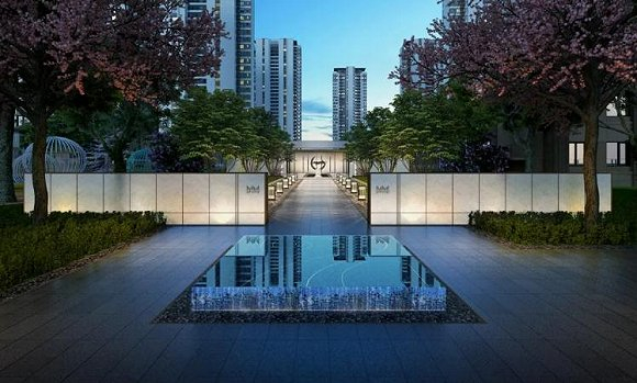 金地湖城风华效果图