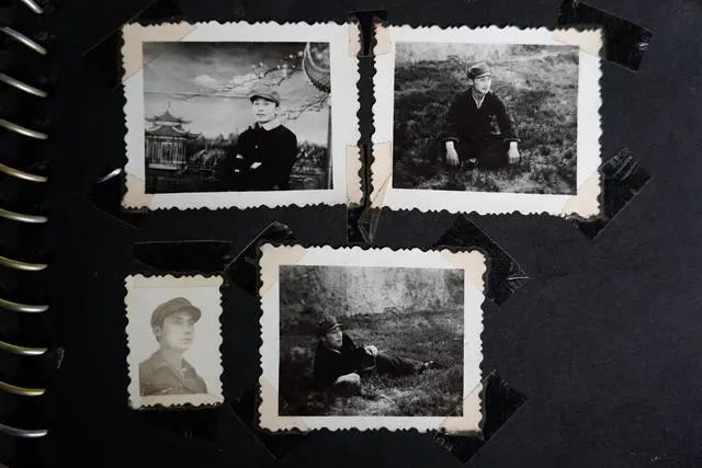 郭尚仁年轻时的照片。中青报·中青网记者杨海/摄