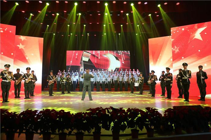 武警青海总队举行庆八一歌咏比赛