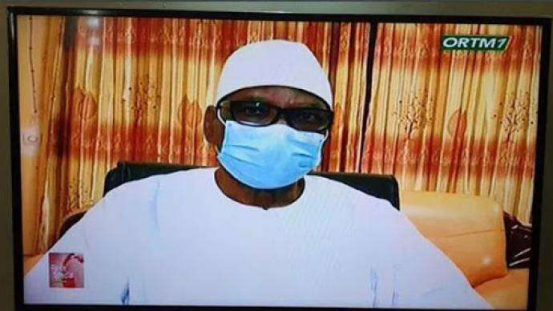 19日凌晨，马里总统凯塔发表电视讲话宣布辞职。