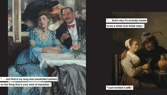 妮可·特西尼的《艺术和生活中应当避开的男人》中的作品图片来源：Chronicle Books