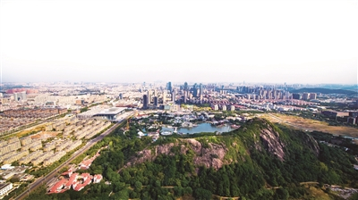  苏州高新区鸟瞰图