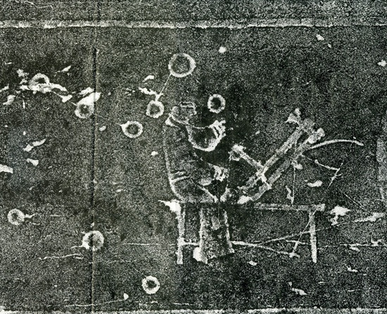 　　山东长清孝堂山织女图拓片（局部） 张从军/提供